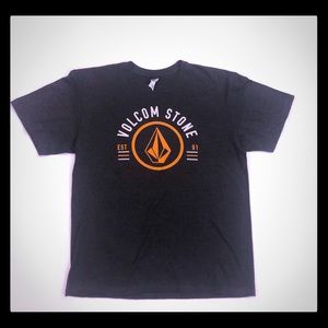 New Mens Volcom Stone Est 91 T-Shirt Grey Size L